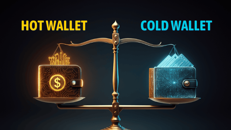 Hot wallet vs cold wallet