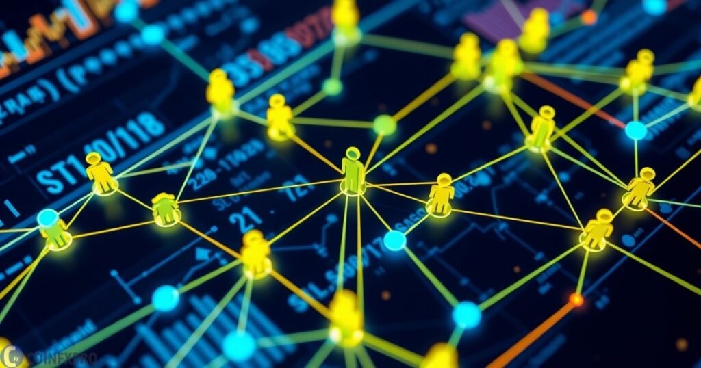 What Does Decentralized Mean in Crypto? A digital network illustration showing blockchain decentralization and peer-to-peer connections